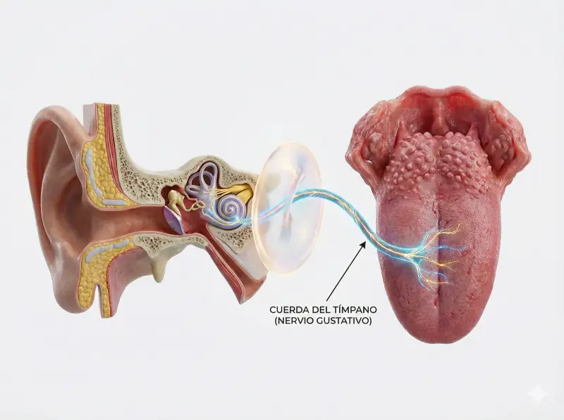 Curiosidades del oído: Conexión lengua con el oído