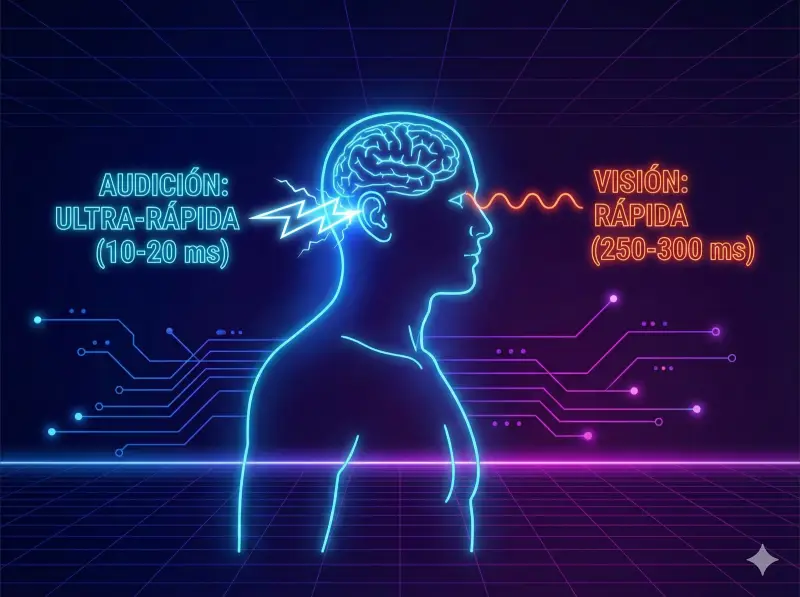 Curiosidades del oído: Velocidad de la audición