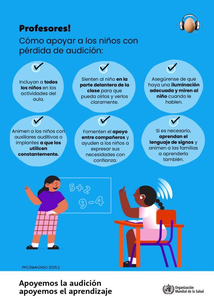 Campaña de la OMS para el Día Mundial de la Audición 2026